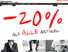 Tablet Screenshot of abnorm-shop.de